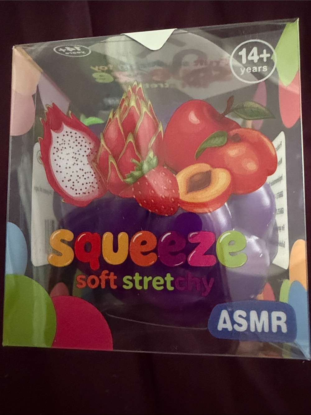 Squeeze Soft Stretchy ASMR Stress Ball - Purple